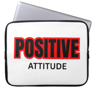 Capa Para Notebook Camiseta de Tipografia Motivacional Atitude Positi