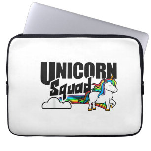 Capa Para Notebook Camiseta Divertida Amante de Unicórnios Arco-íris