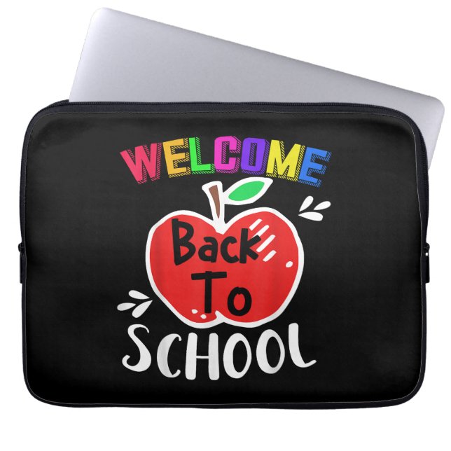 Capa Para Notebook Camiseta Divertida de Volta à Escola para Professo (Frente)