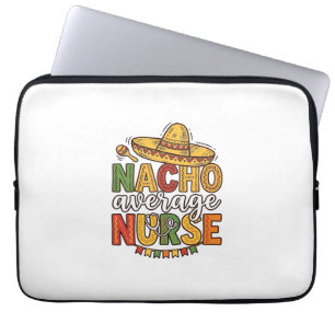 Capa Para Notebook Camiseta Do Dia De Nacho Enfermeira Média Cinco De