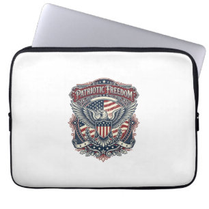 Capa Para Notebook Camiseta Gráfica Vetorial do Dia dos Pais Patriota