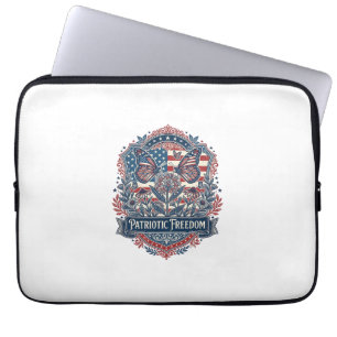 Capa Para Notebook Camiseta Gráfica Vetorial Jardim de Borboletas Pat