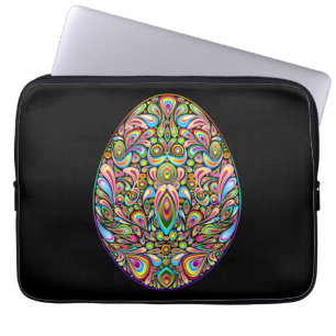 Capa Para Notebook Camiseta Orgânica Infantil com Desenho Psicodélico