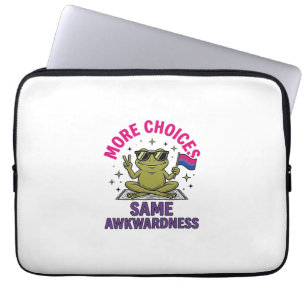Capa Para Notebook Camiseta Orgulho Sapo Bi Engraçado Design_1