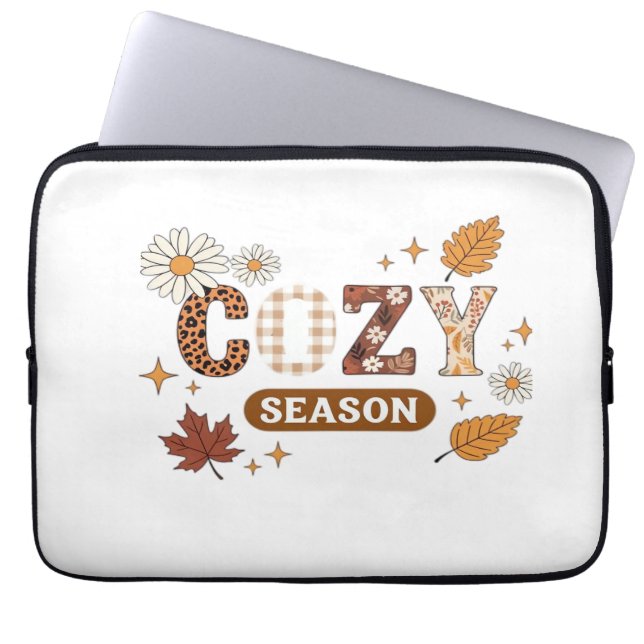 Capa Para Notebook Camiseta Oversized da Temporada Aconchegante (Frente)