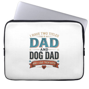 Capa Para Notebook Camiseta Pai de Cachorro Vintage_1