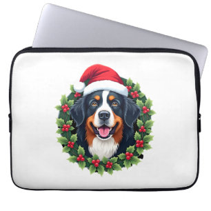 Capa Para Notebook Camiseta Regata Engraçada de Cachorro Bernês de Na
