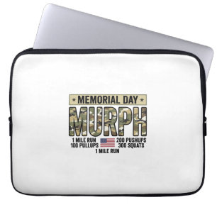 Capa Para Notebook Camiseta Vetorial Vintage de Treino Memorial Day M