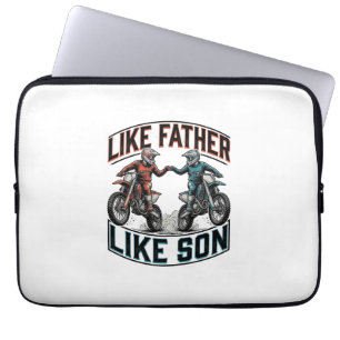 Capa Para Notebook Camiseta Vetorial Vintage Motocross Tal Pai Tal Fi