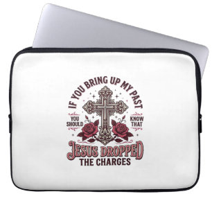 Capa Para Notebook Camiseta Vintage Cruz Jesus Retirou As Acusações