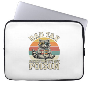 Capa Para Notebook Camiseta Vintage de Design Engraçado de Papai Tax