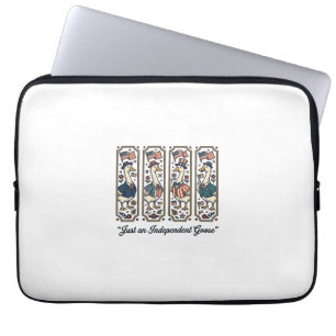 Capa Para Notebook Camiseta Vintage Patriótica do Ganso Independente 