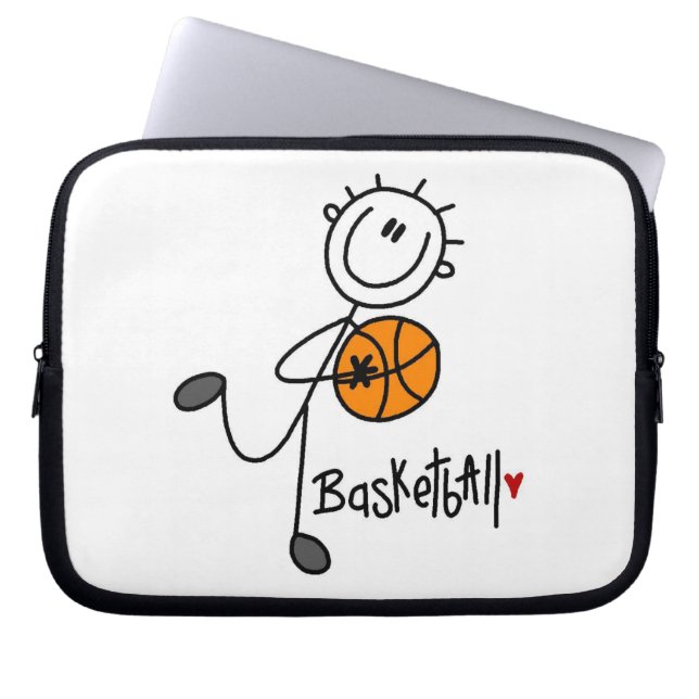 Capa Para Notebook Camisetas e Presentes Básicos de Basquete com Bone (Frente)