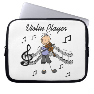 Capa Para Notebook Camisetas e Presentes da Garota Figurinha Tocando