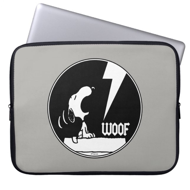 Capa Para Notebook Camisetas Rock | Snoopy Howling (Frente)