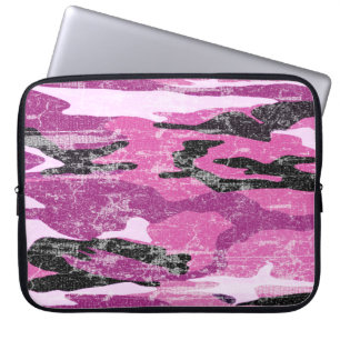 Capa Para Notebook Camo cor-de-rosa desvanecido