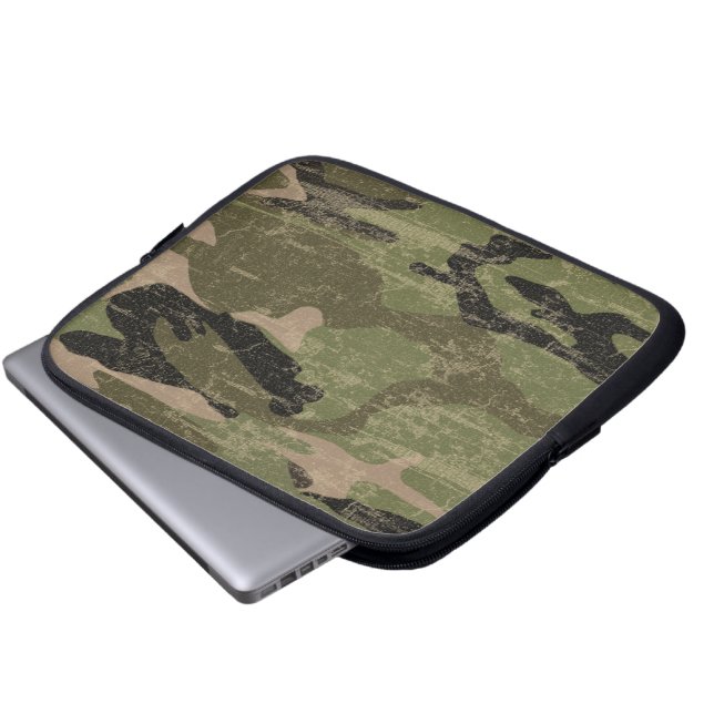 Capa Para Notebook Camo desbotado (Frente Inferior)