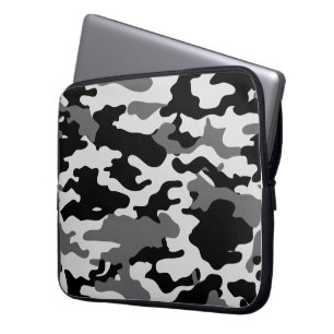 Capa Para Notebook CAMO PRETOS - Saco dos eletrônicos