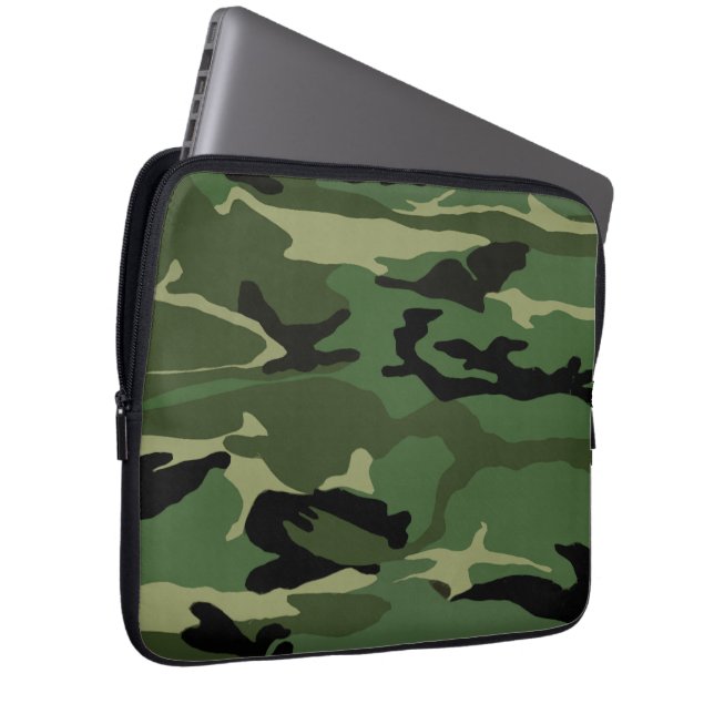 Capa Para Notebook Camo verde (Frente Esquerda)