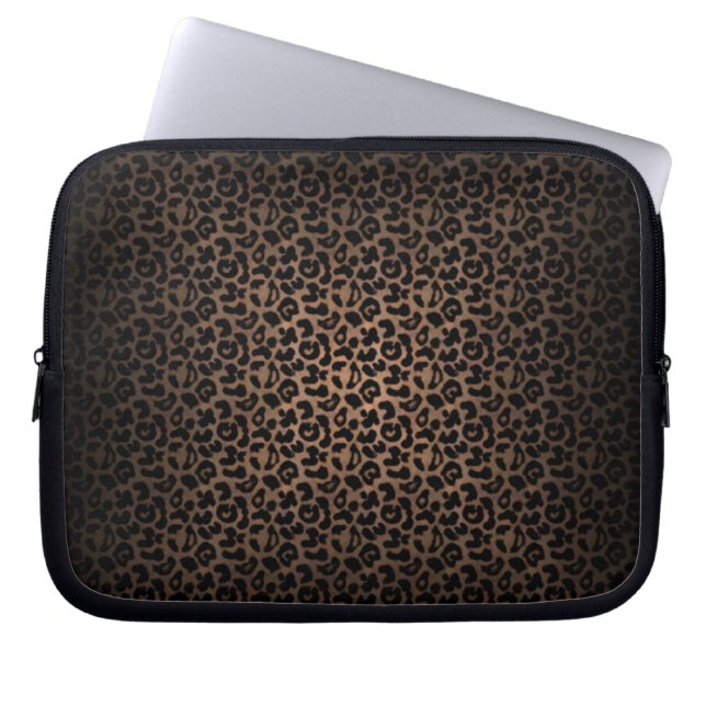 Capa Para Notebook Campanha de impressão leopardo (Frente)