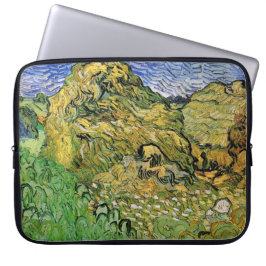 Capa Para Notebook Campo com pilhas de trigo, Vincent van Gogh.
