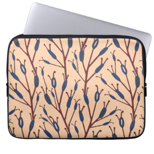 Capa Para Notebook Campo das Caudas de Gato contra um Fundo de Pêsseg