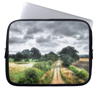 Capa Para Notebook Campo de fazenda, Prado, Pastagem, Paddock