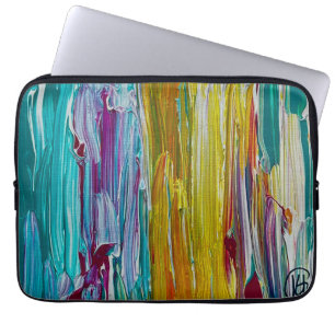 Capa Para Notebook Campo de Flores Penteadas Arte