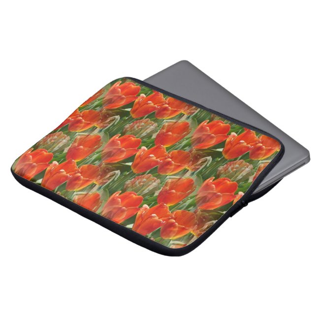 Capa Para Notebook Campo de Tulipas...... (Frente Topo)
