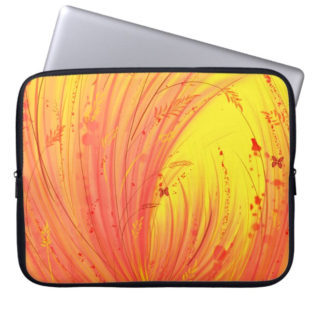 Capa Para Notebook Campos de ouro (Frente)