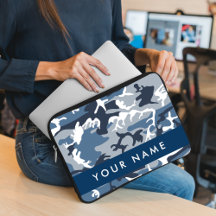 Camuflagem Azul Neve de Inverno Personalize seu no
