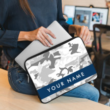 Camuflagem Cinza Neve de Inverno Personalize seu n