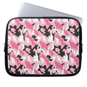 Capa Para Notebook Camuflagem cor-de-rosa