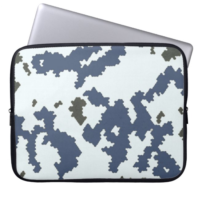 Capa Para Notebook Camuflagem de inverno (Frente)