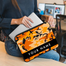 Camuflagem Laranja Personalize seu nome