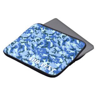 Capa Para Notebook Camuflagem Militar Blue Woodland