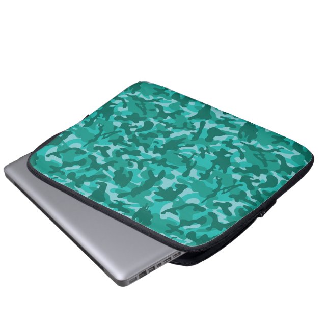 Capa Para Notebook Camuflagem Persa Azul (Frente Inferior)