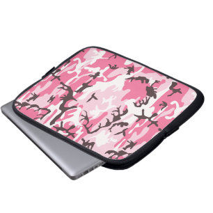 Capa Para Notebook Camuflagem Rosa