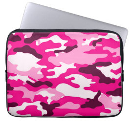 Capa Para Notebook Camuflagem rosa| Bolsa de laptop Neoprene