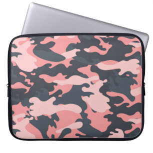 Capa Para Notebook Camuflagem rosa: Padrão clássico de vinheta