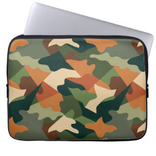 Capa Para Notebook Camuflagem tática de trincheiras