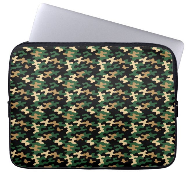 Capa Para Notebook Camuflagem Verde (Frente)