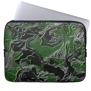 Capa Para Notebook Camuflagem Verde