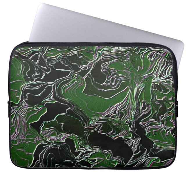 Capa Para Notebook Camuflagem Verde (Frente)