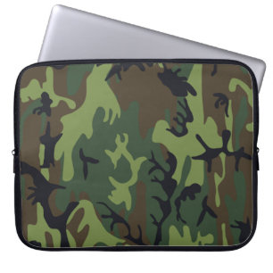 Capa Para Notebook Camuflagem Verde Militar