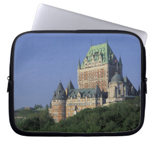 Capa Para Notebook Canadá, cidade de Quebec.  Chateau Frontenac.