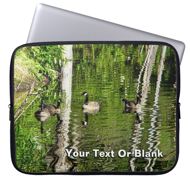 Capa Para Notebook (Canadá) Goose Green (Frente)