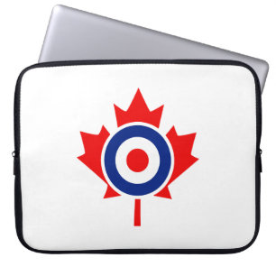 Capa Para Notebook Canadiano Maple Leaf Roundel Mod CANADA