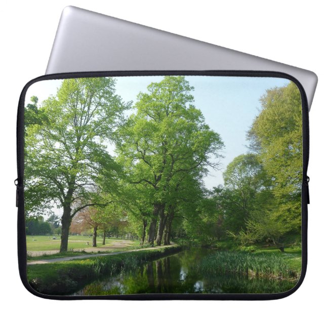 Capa Para Notebook Canal - Bute Park, Cardiff (Frente)