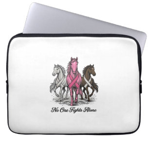Capa Para Notebook Câncer de Mama Suporte Camisa de Vetor de Cavalo D